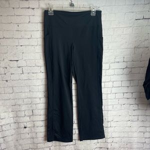 J. Jill size small petite fit performance boot cut pants black